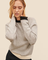 Covent Garden grey chine sweater