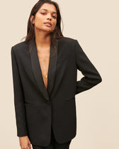 Black Faubourg Smoking Jacket