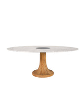 Table ovale Riviera Marbre Blanc