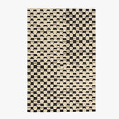 Tapis Damier - Noir