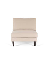 Noa armchair - Beige / White