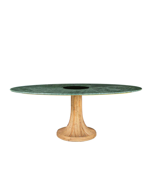 Table ovale Riviera Marbre Vert