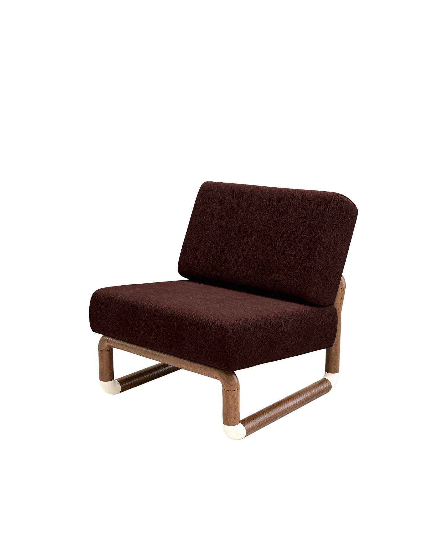 Nico armchair - Aubergine