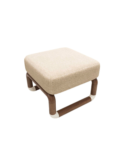 Large Nico Pouf - Cream