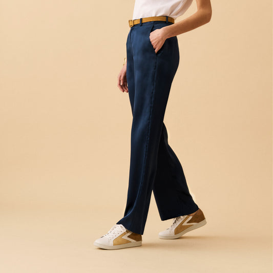 Segur Straight Pants - Silk