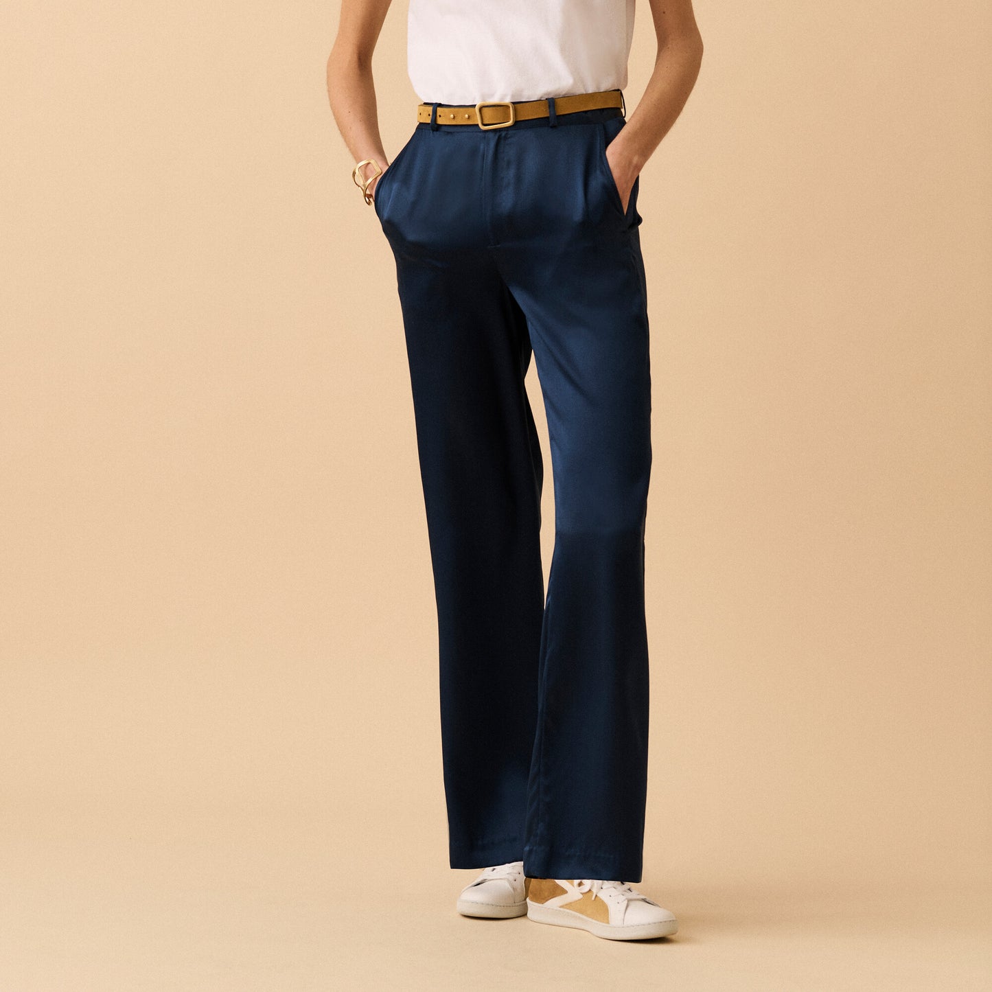 Segur Straight Pants - Silk