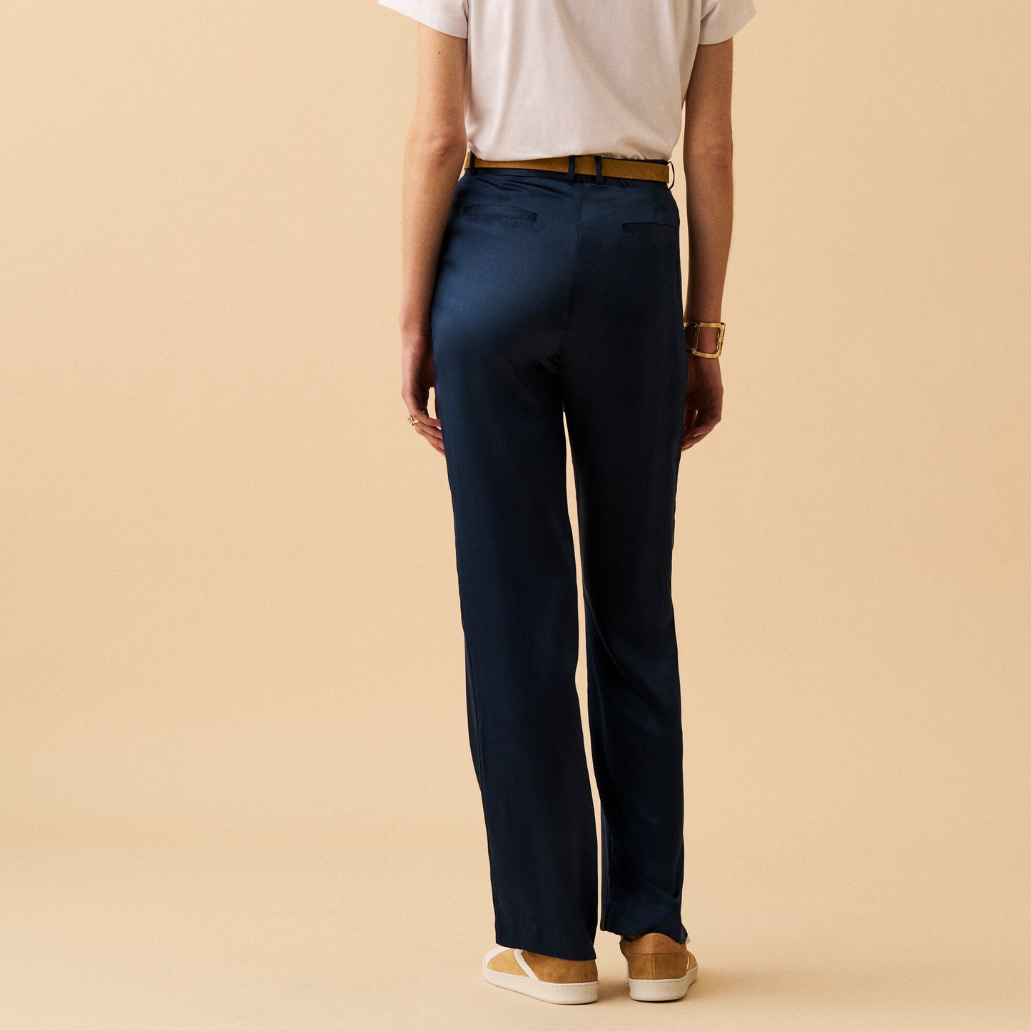 Segur Straight Pants - Silk