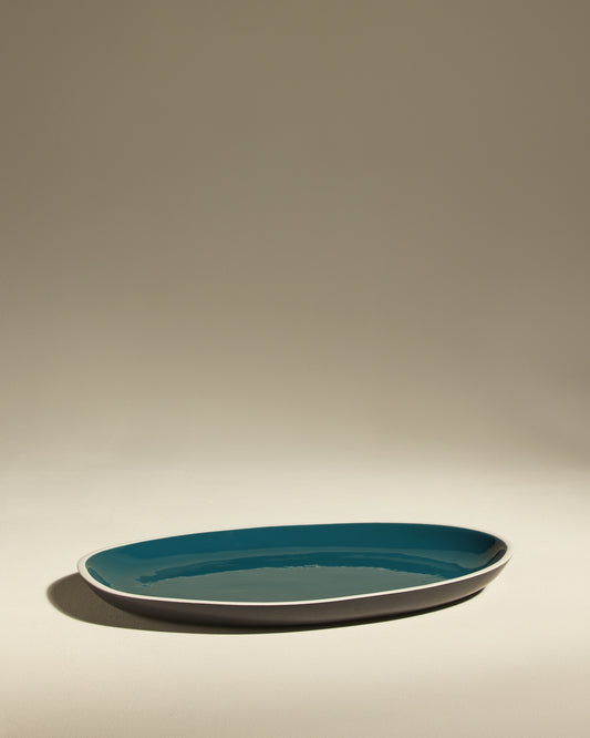 Sicilia blue vintage dish 43x32x3cm