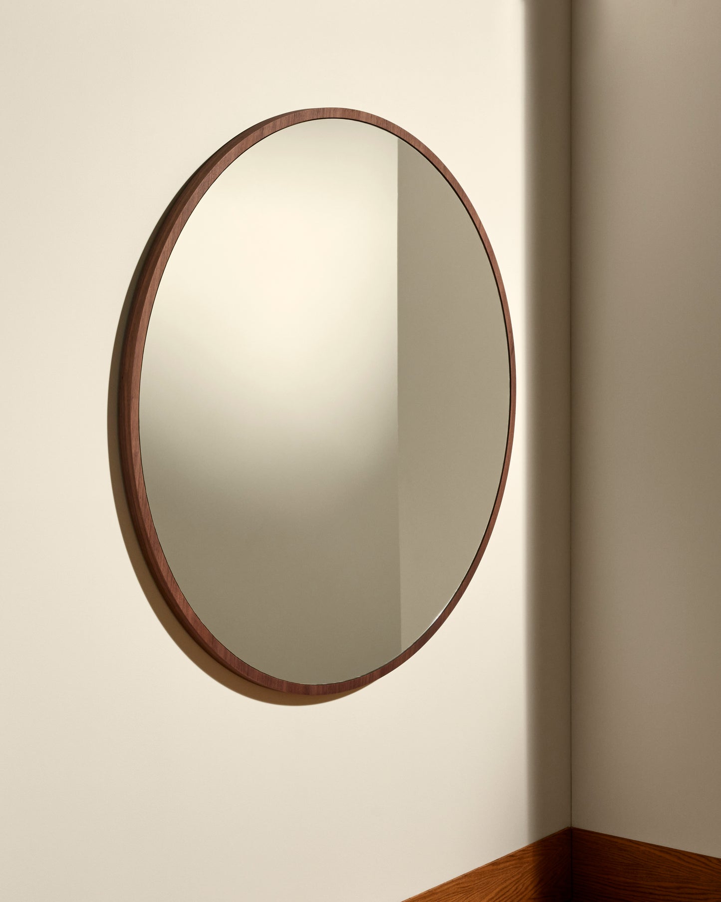 Miroir Bulle - Noyer