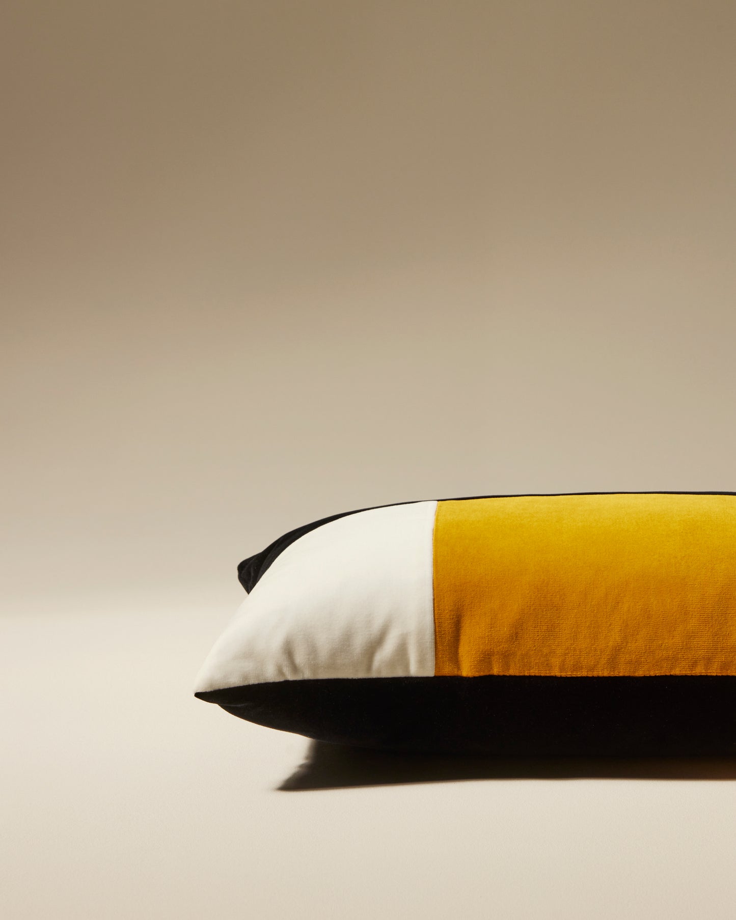 Checkmate Cushion - Ochre