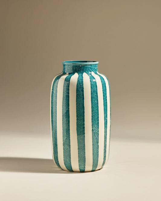 Large decorative vase Riviera - Sarah Blue