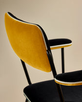 Double Jeu armrest chair - Ochre