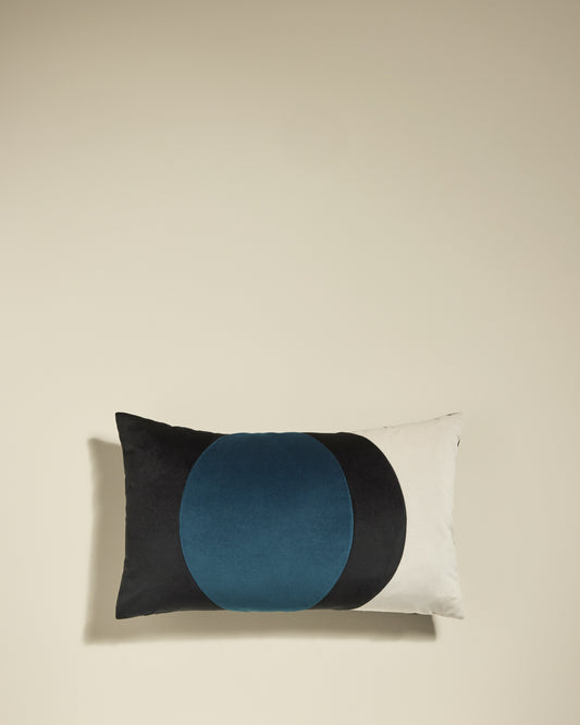 Coussin Lune - Bleu Sarah