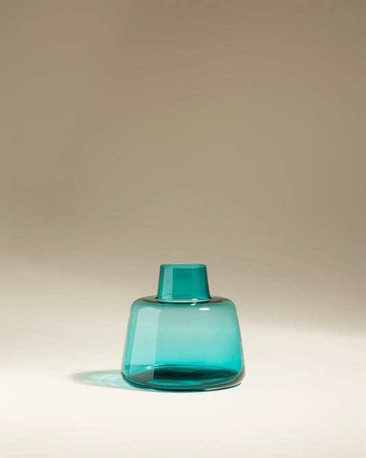 Vase Verre Pure - Bleu Sarah