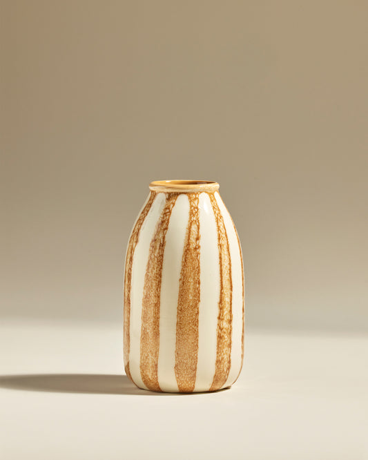 Riviera Decorative Vase - Amber