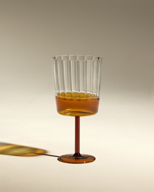 Eclat Water Glass - Amber