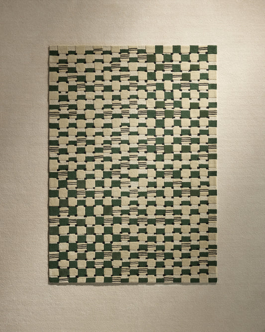 Checkerboard Rug - Cactus