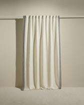 Ava Woven Band Curtain - Jasmine