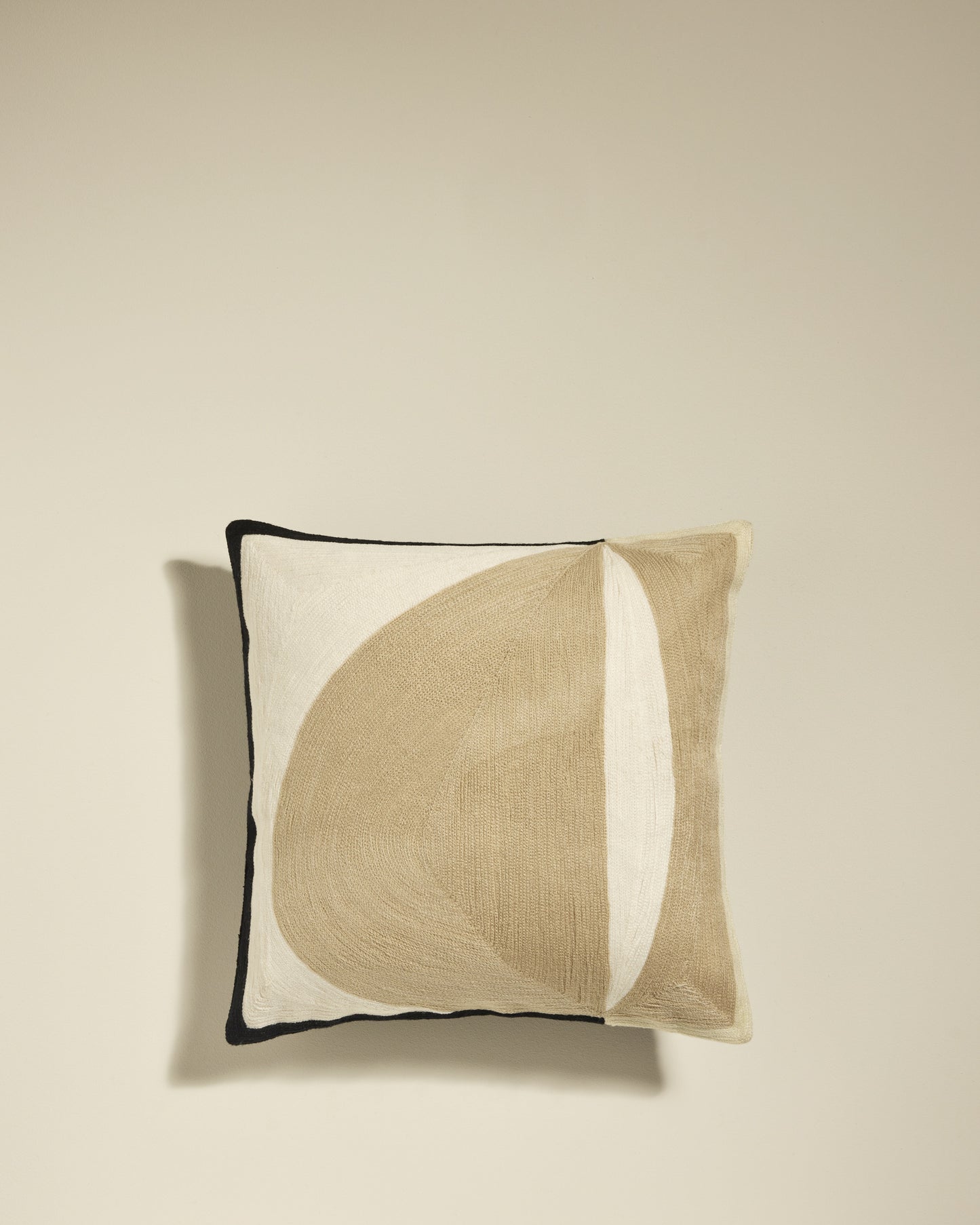 Abstract Cushion - Nude