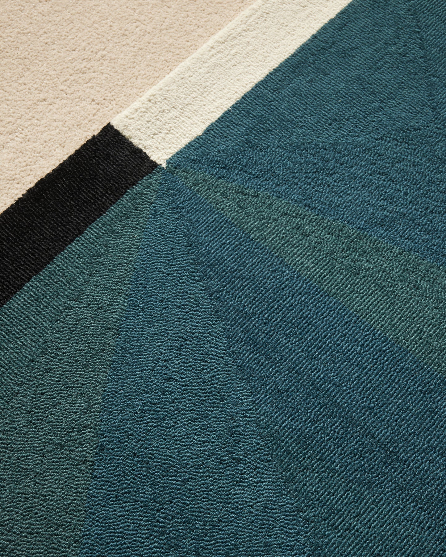 Abstract Rug - Sarah Blue