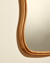 Noto 3 Waves Mirror - Oak