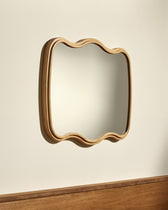 Noto 3 Waves Mirror - Oak