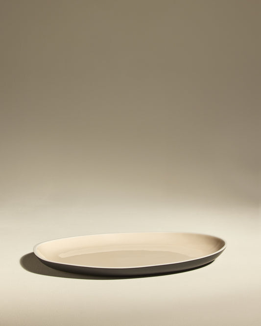 Sicilia ecru dish 43x32x3cm