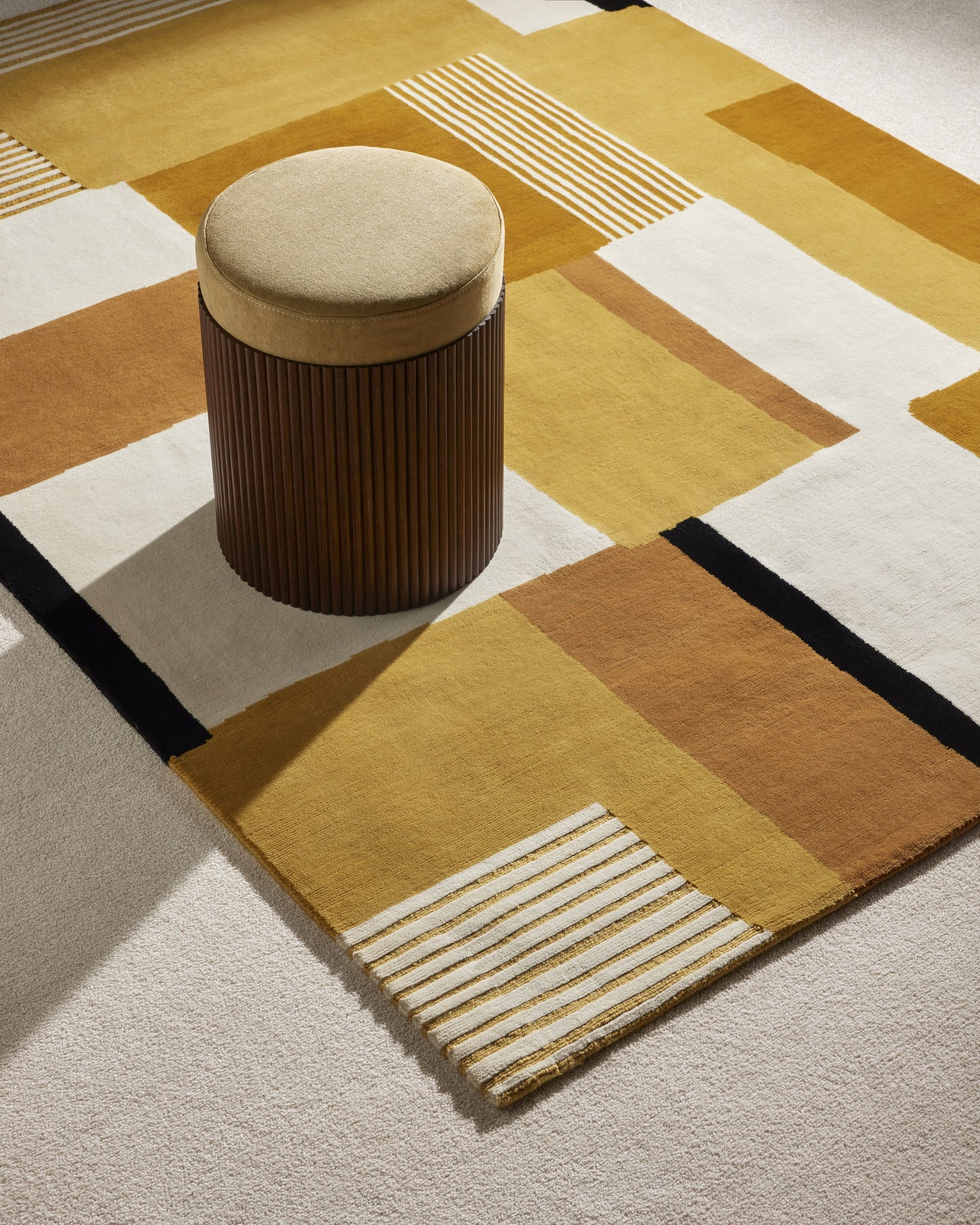 Tapis Boro - Ocre