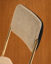 Double Game Chair - Gold / Linen