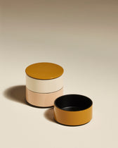 Totem Round Jewelry Box - Ochre