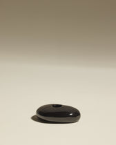 Stone Candle Holder - Black