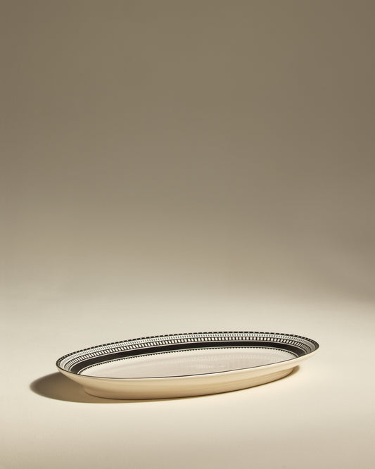 Tempo Oval Dish - Black