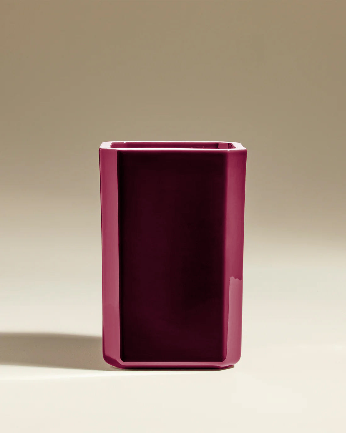 Faceted Vase - Cassis