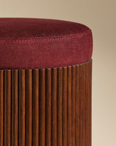 Riviera Pouf Walnut Tint - Mazarin