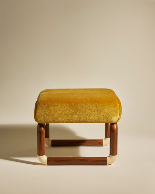 Grand Pouf Nico - Ocre