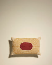 Coussin Mirage - Ocre/Terracotta