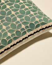 Coussin Flore - Amazonite