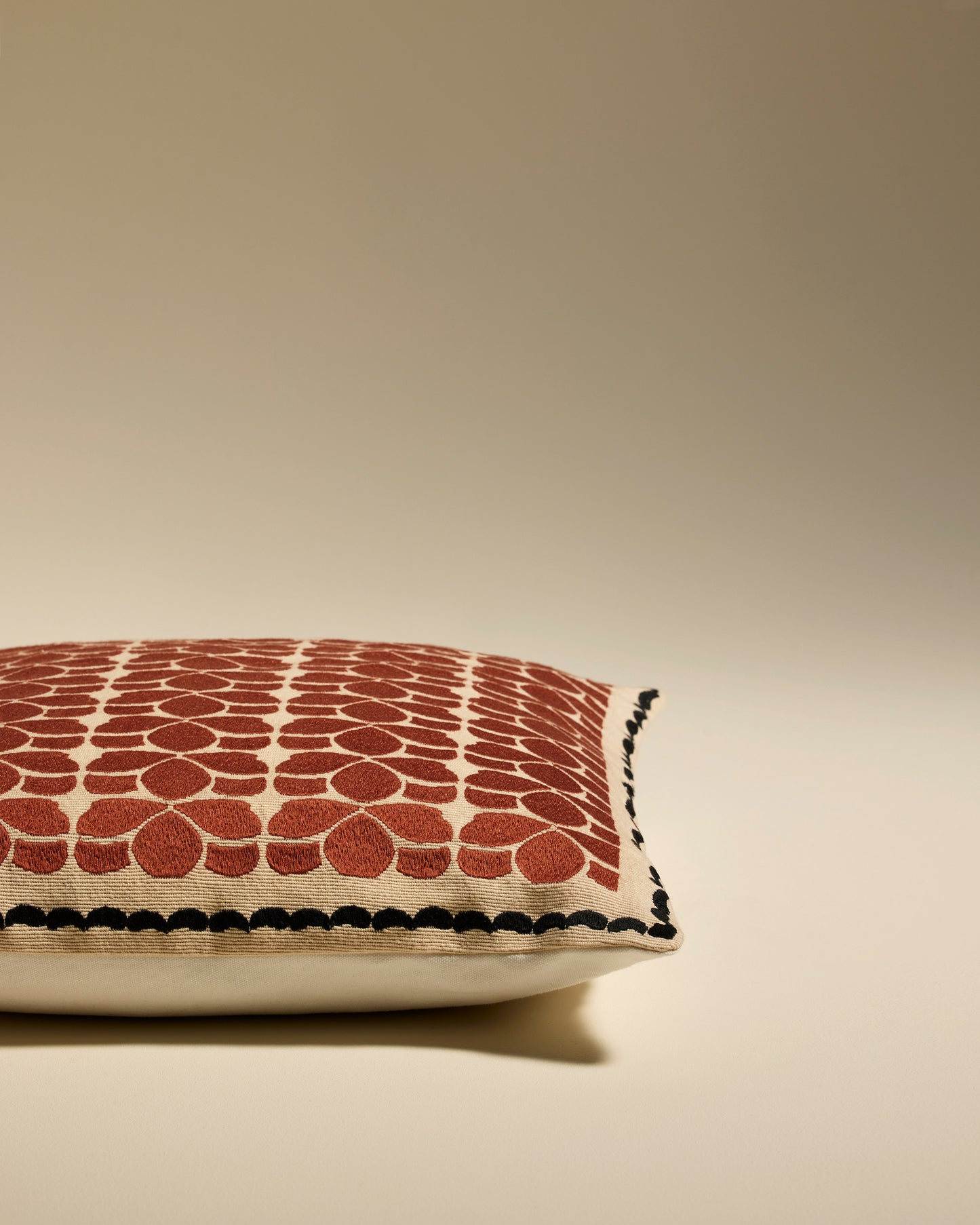 Coussin Flore - Terracotta