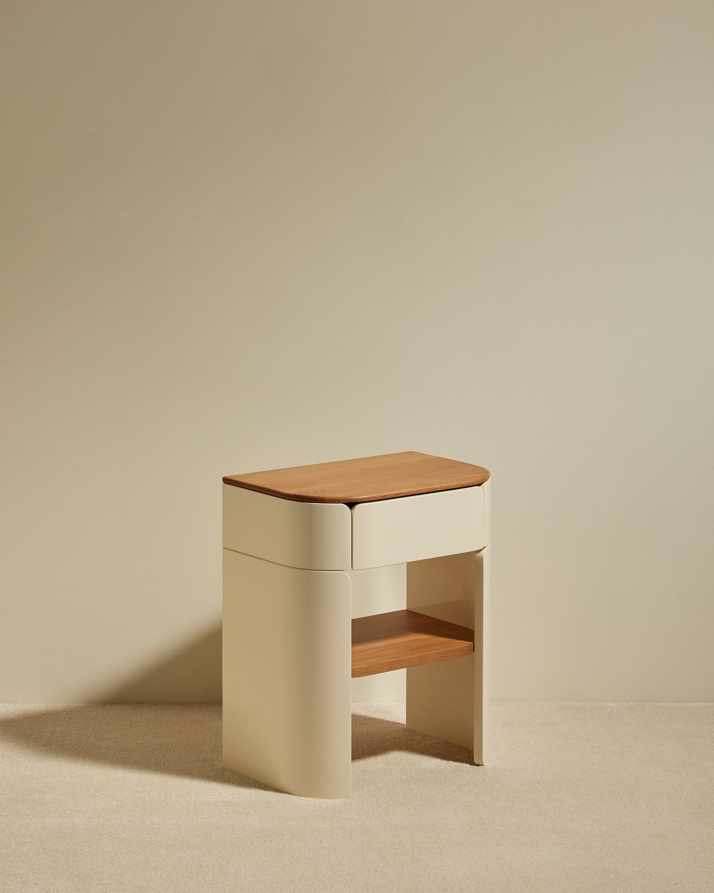 Equilibre bedside table - Ecru