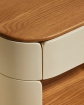 Equilibre bedside table - Ecru