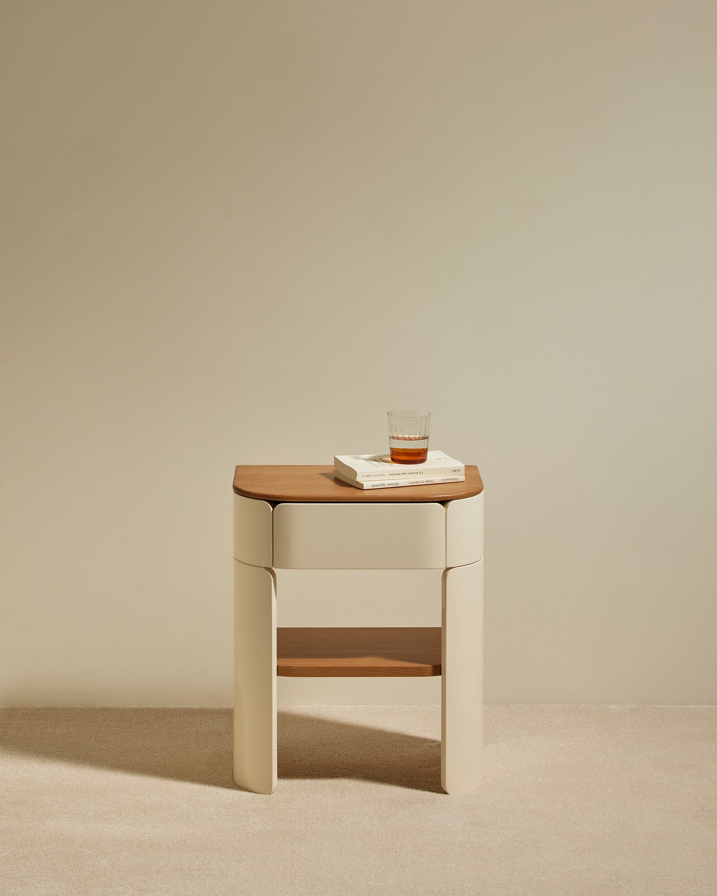 Equilibre bedside table - Ecru