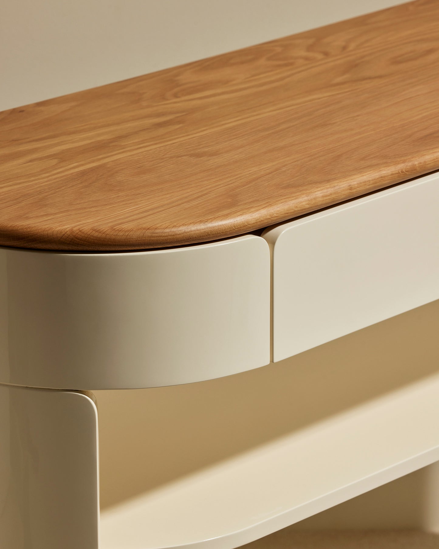 Equilibre drawer console - Ecru