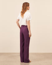 Pantalon de smoking à pince Iena - Dahlia