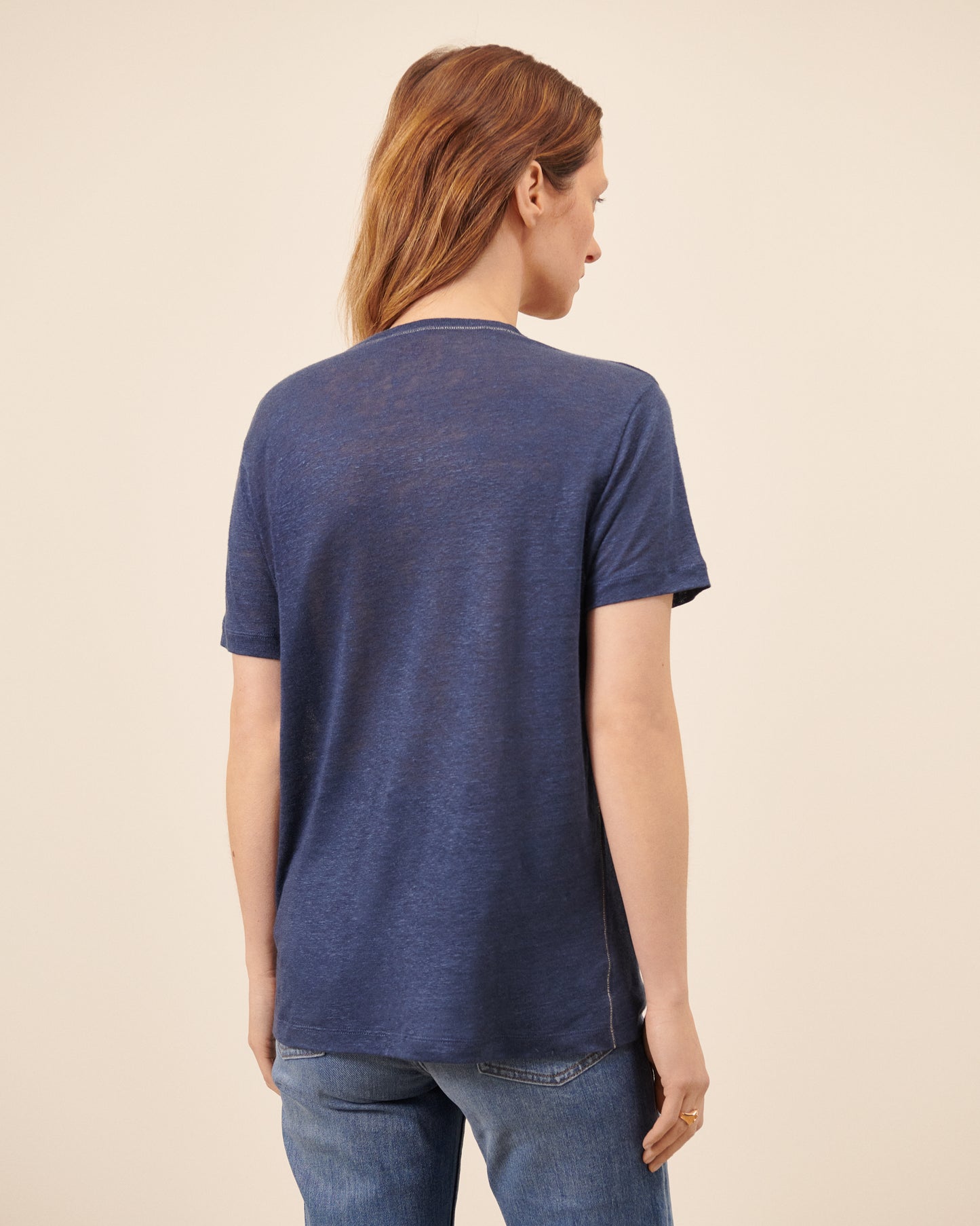 Lina T-shirt - Midnight Blue