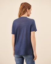 Lina T-shirt - Midnight Blue