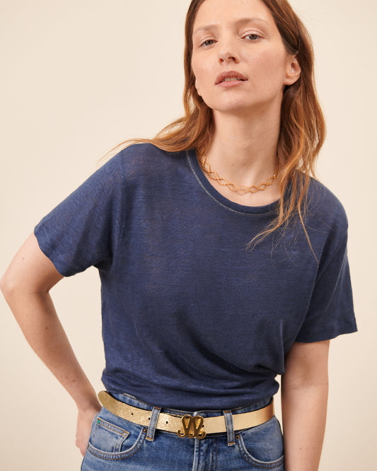 T-shirt Lina - Bleu Nuit