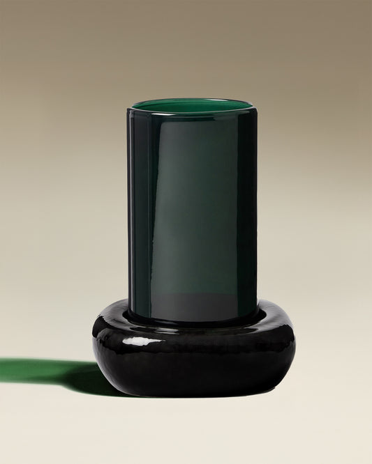 Gemini Tealight Holder - Forest Green